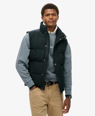 Superdry bodywarmer non-hooded everest gilet - gevoerd – eclipse navy