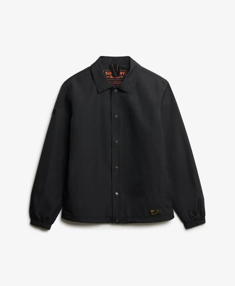 superdry Surplus Otto Coach Jacket – Cazadora ligera negra de poliamida 7/7
