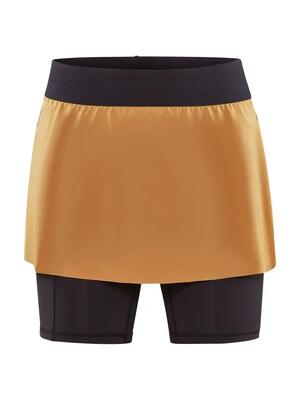Craft pro trail 2in1 rok dames — stevig gerecycled 4‑way stretch