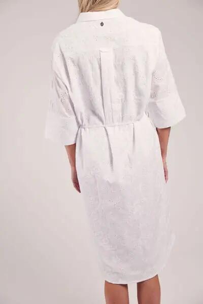 sebago Vestido Felicia Broderie Anglaise branco 7/7