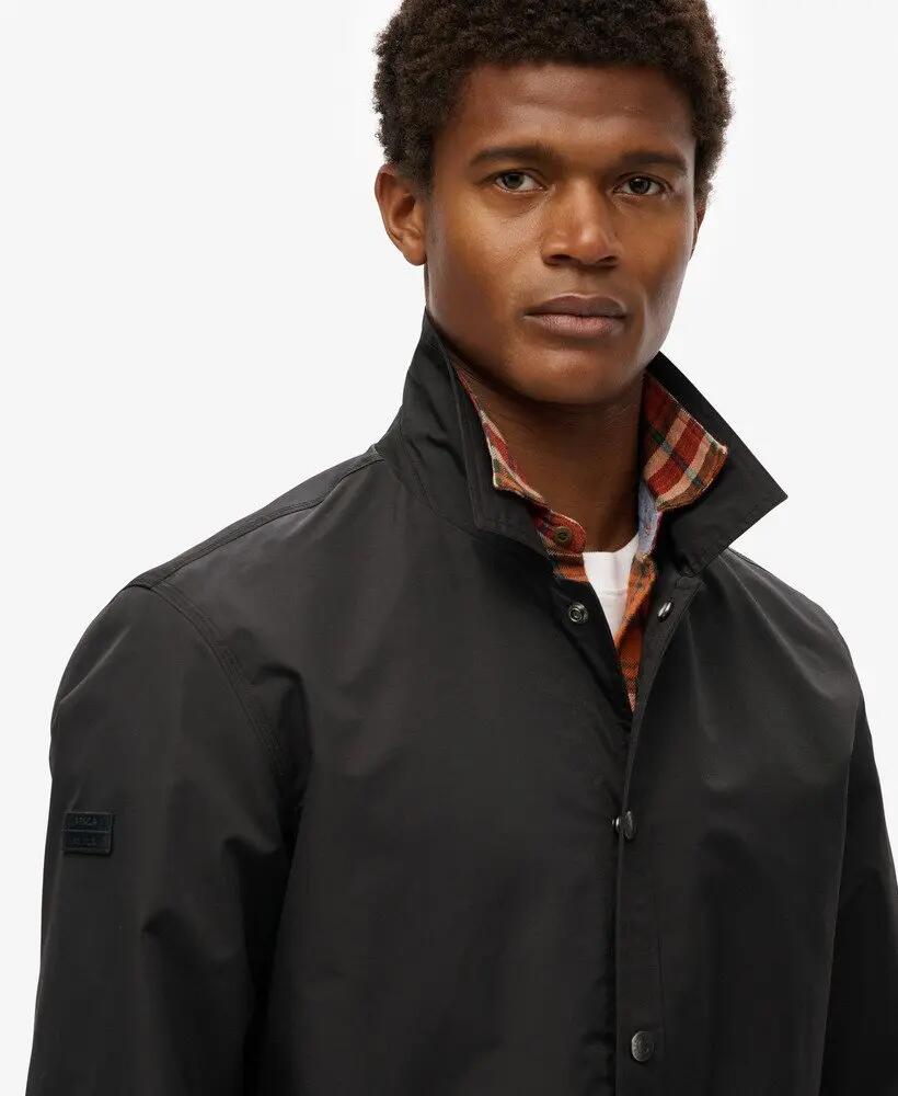 superdry Surplus Otto Coach Jacket – Cazadora ligera negra de poliamida 3/7
