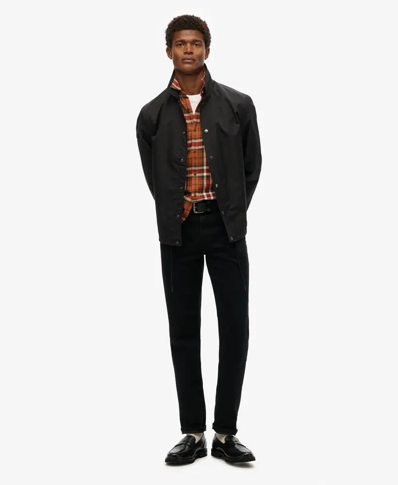 superdry Surplus Otto Coach Jacket – Cazadora ligera negra de poliamida 2/7