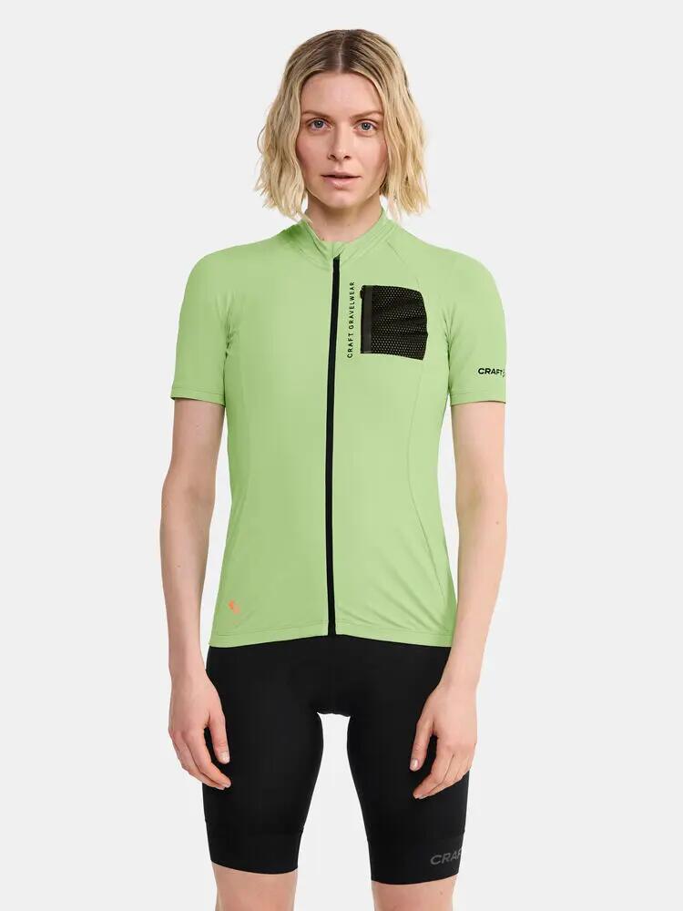 craft ADV Gravel Ss Jersey W em tecido elástico reciclado 2/7
