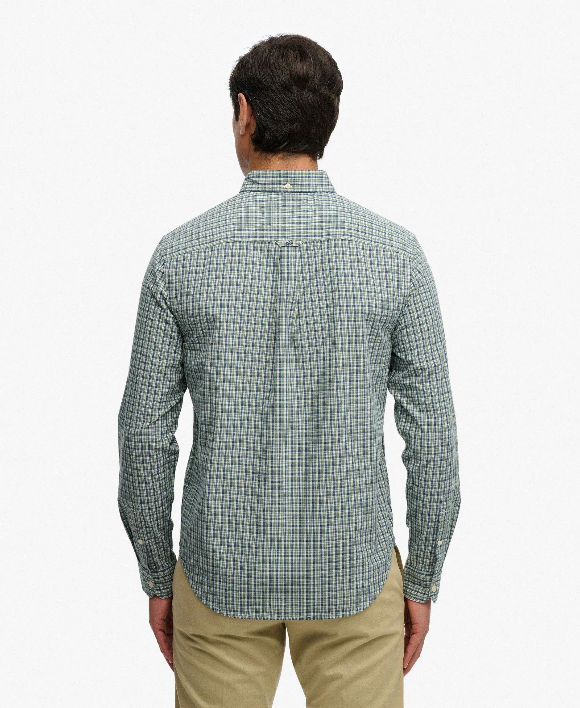 superdry Camicia Preppy Poplin manica lunga in cotone bio 5/7