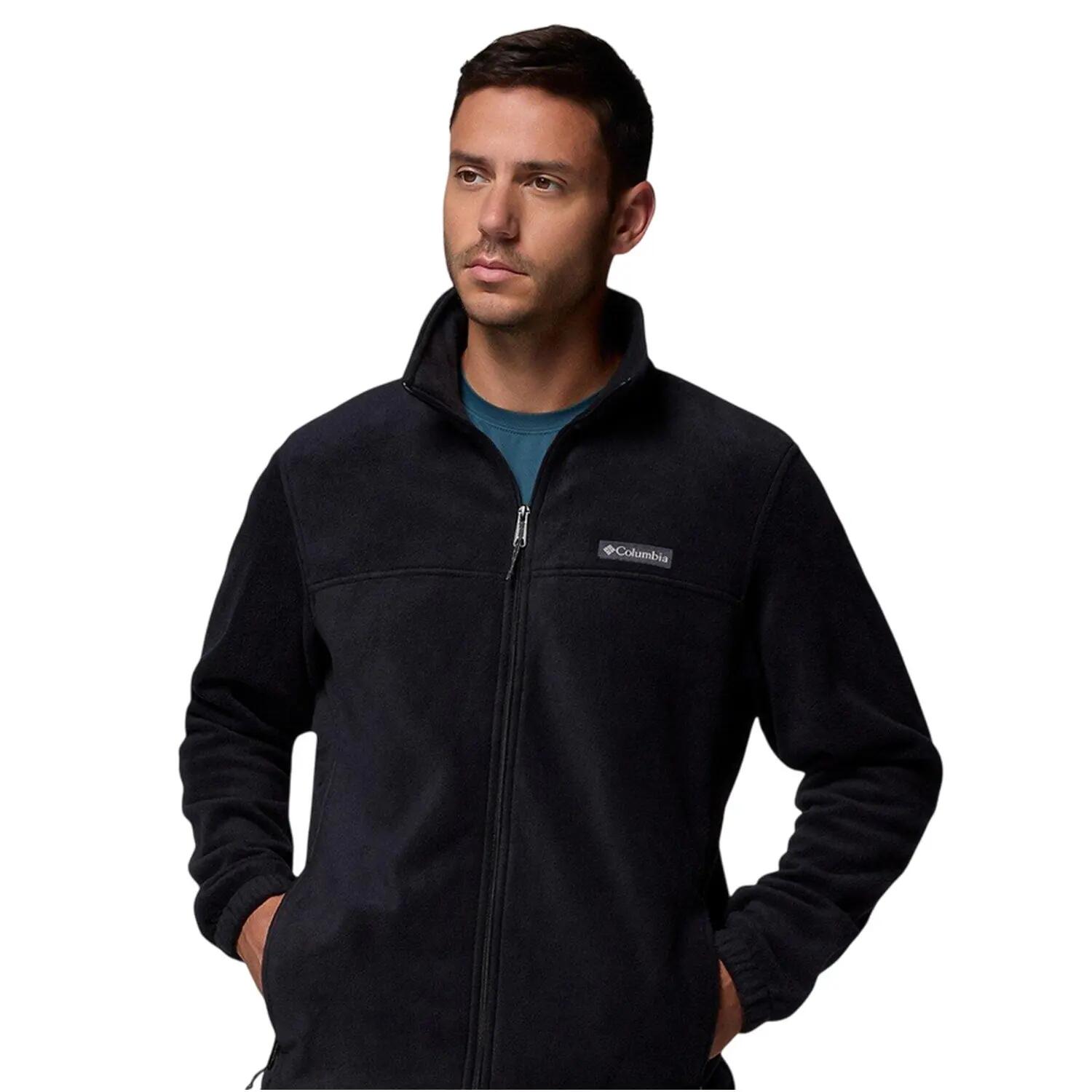 Veste Polaire Motif/style Montagne Homme (Noir) 4/4