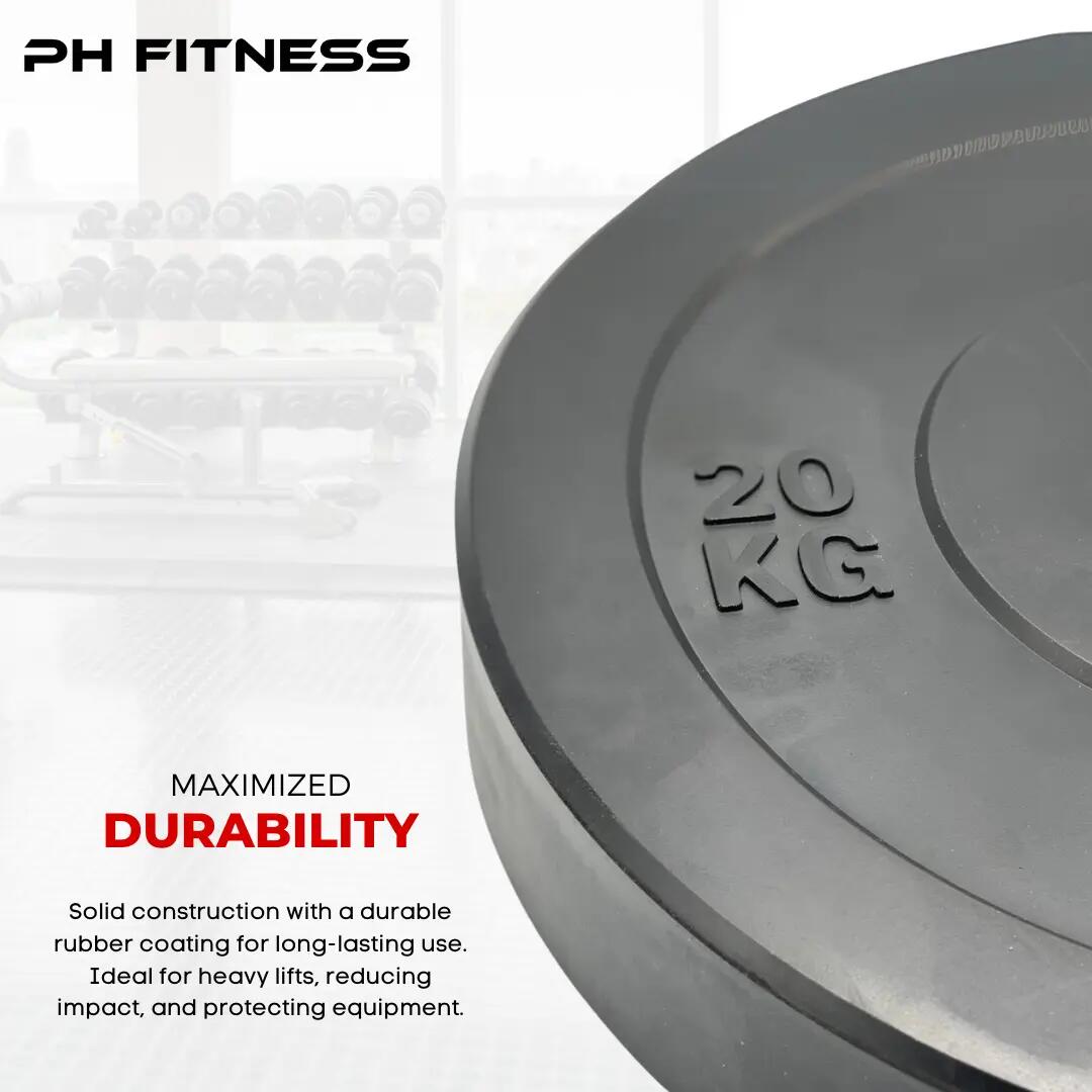 PH Fitness Bumper plate olimpici 50 mm – Coppia 4/9