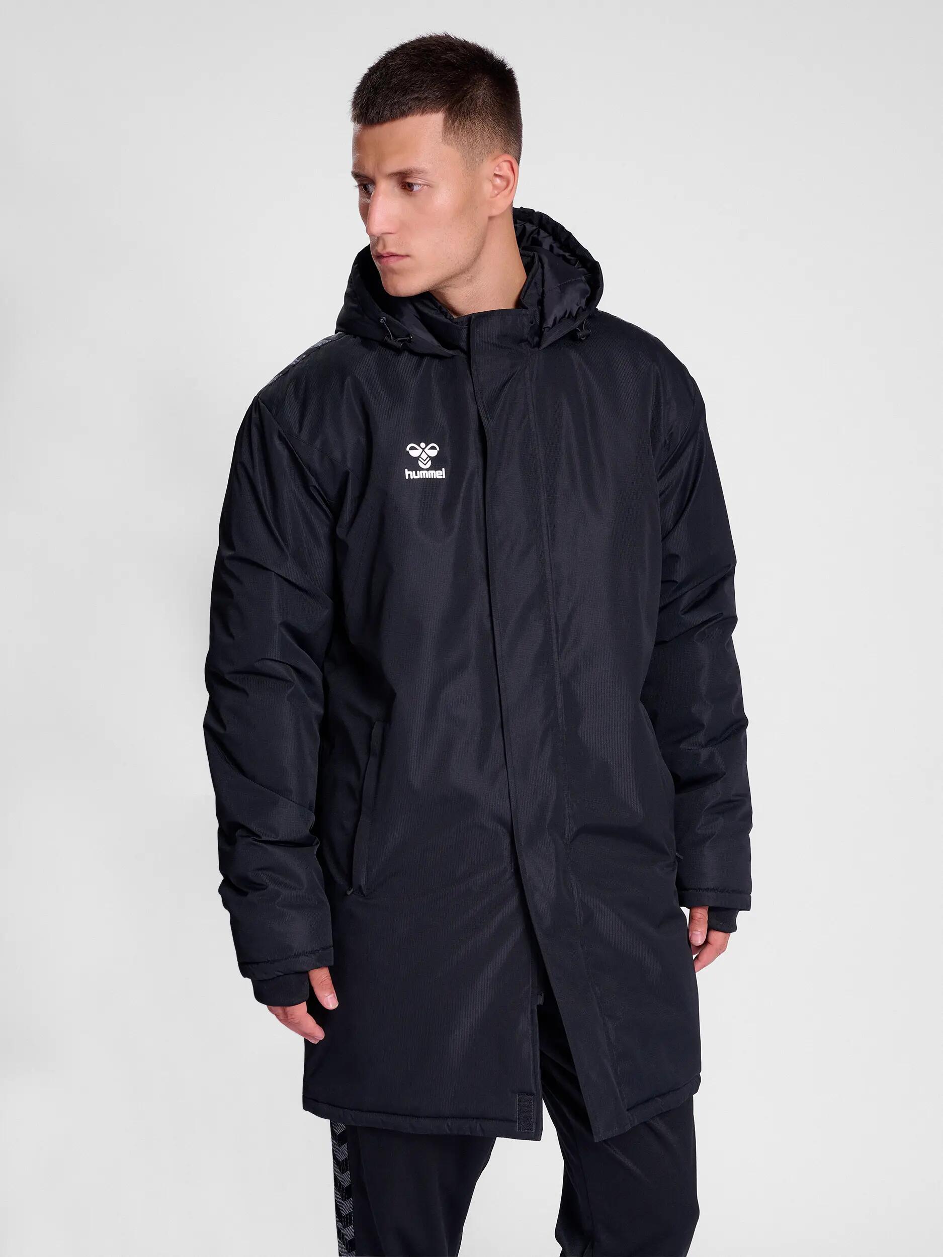 hummel Giacca hmlAUTHENTIC BENCH JACKET Nera Polyester 6/7
