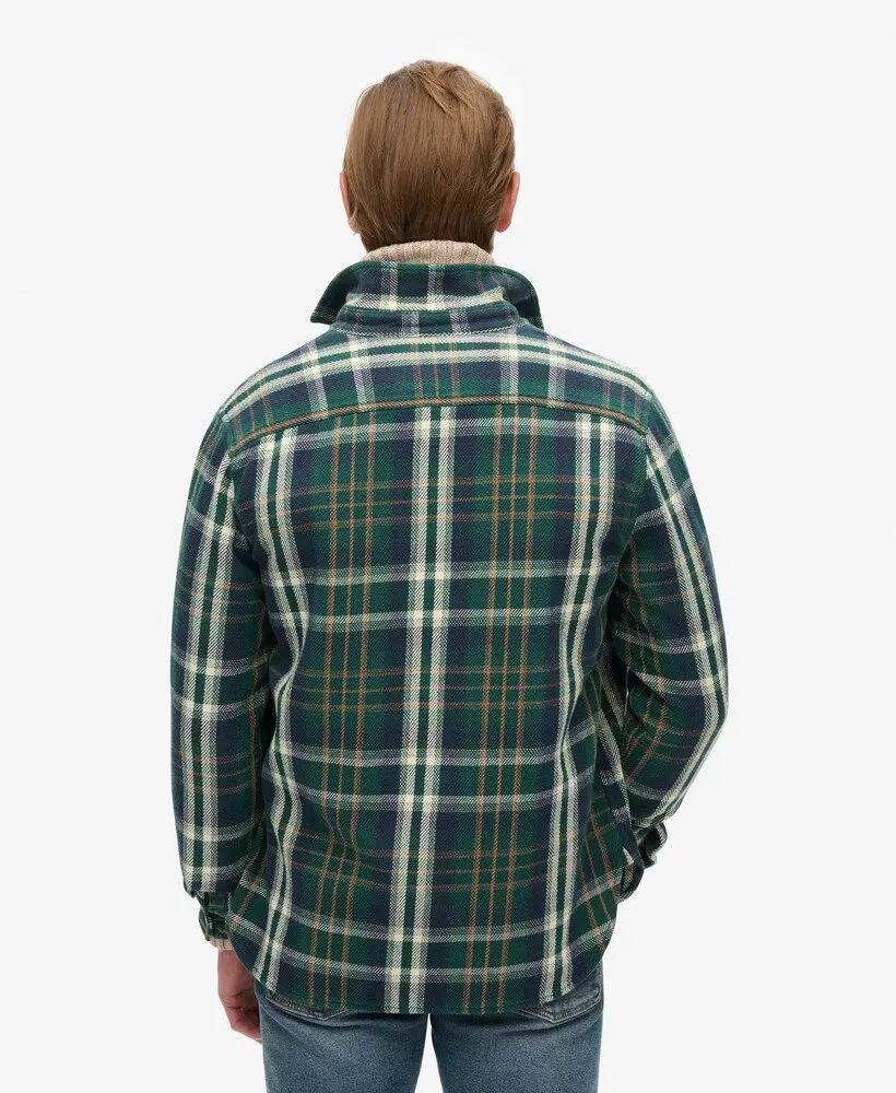 superdry Camicia Merchant Heavy Checked in cotone biologico 5/7