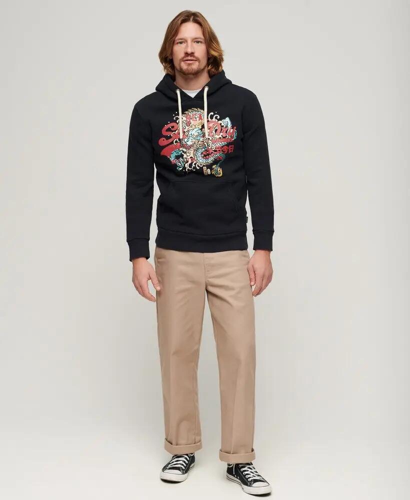 superdry Tokyo Vintage Logo Hoodie – hoodie vintage com logo 5/7