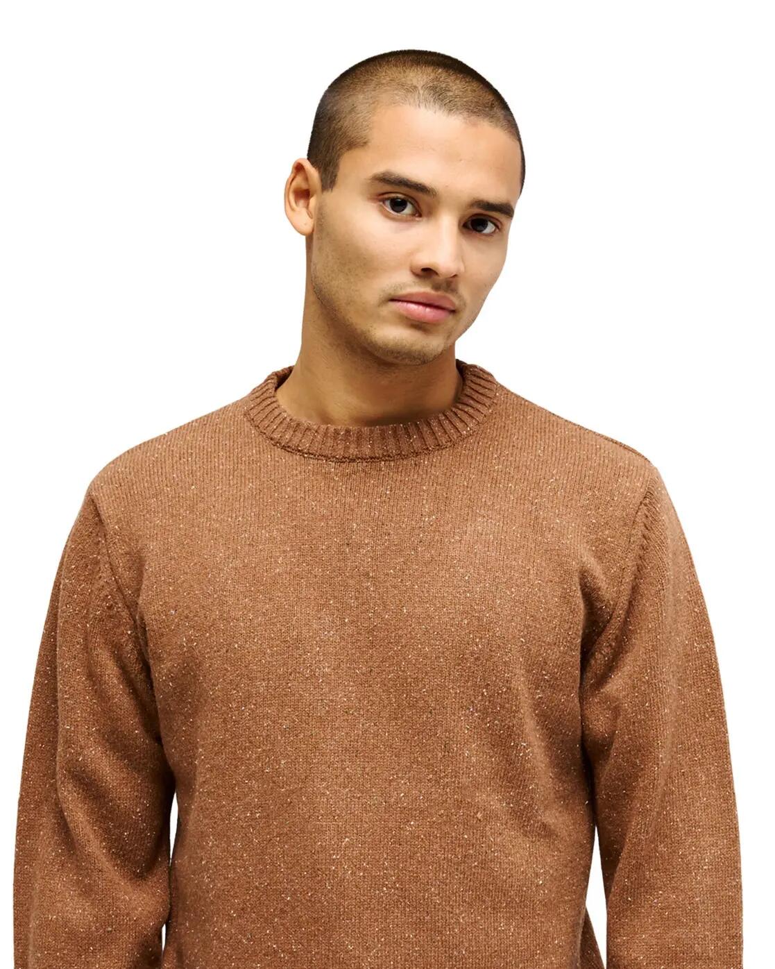 Pull SLOW SONG NEPPY Marron Homme 4/4