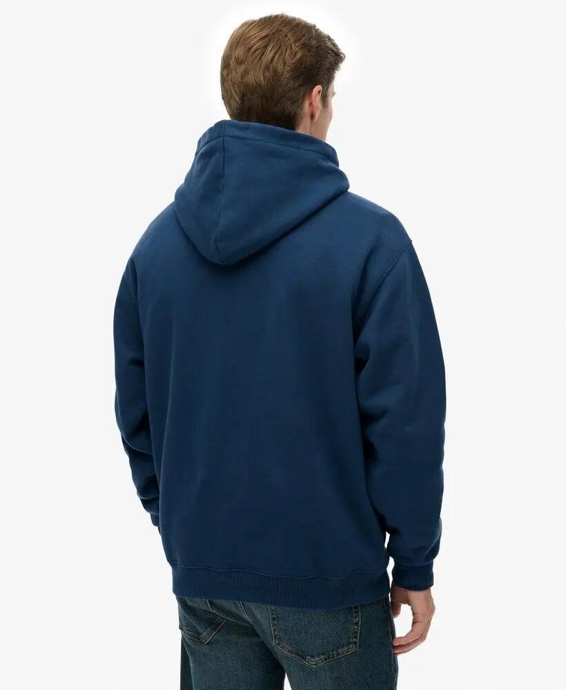 superdry Vintage Athletics Oversized Hoodie – Corte boxy, forro ligeiramente 5/5