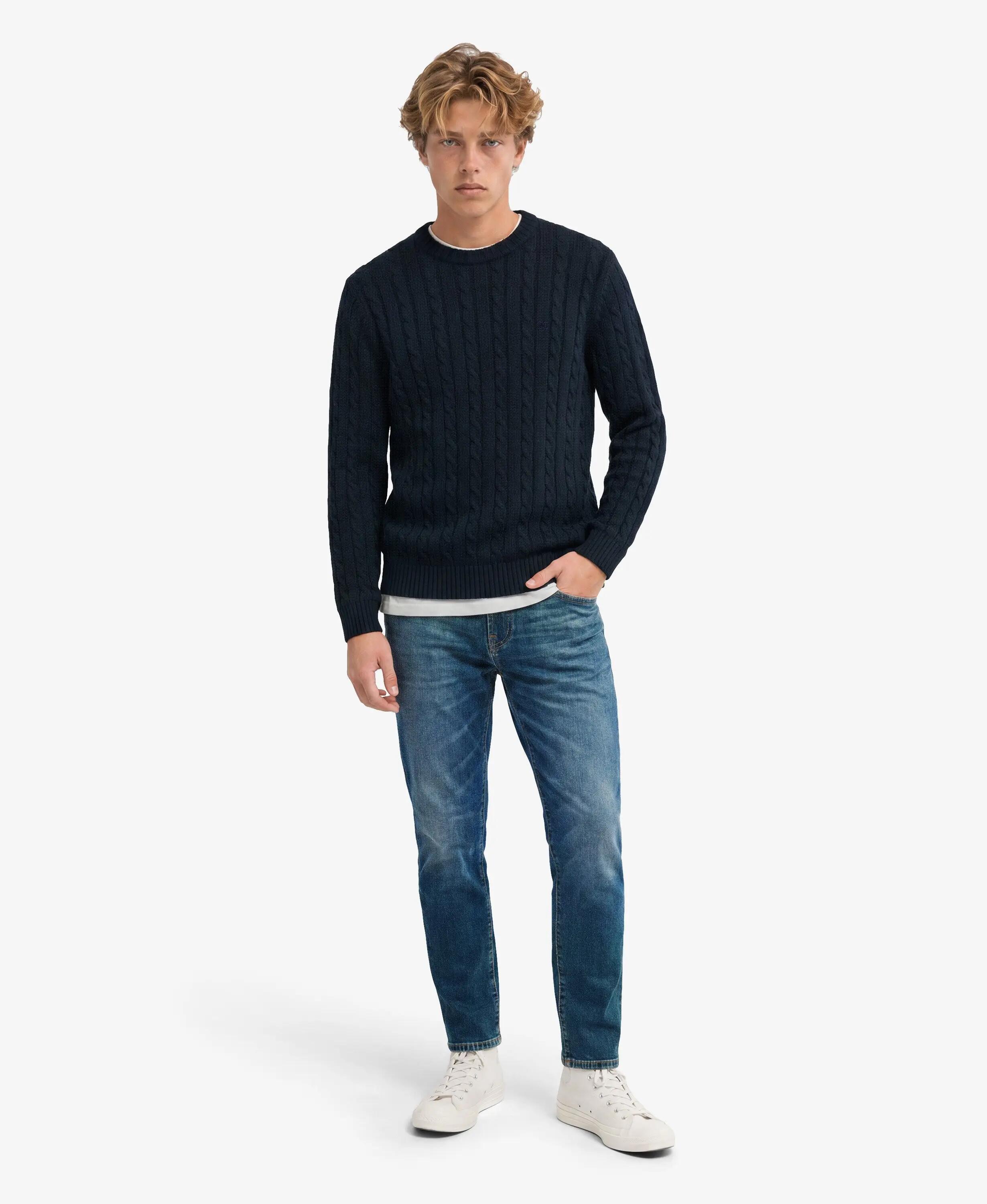superdry Camisola cable em algodão – Corte relaxed 3/5