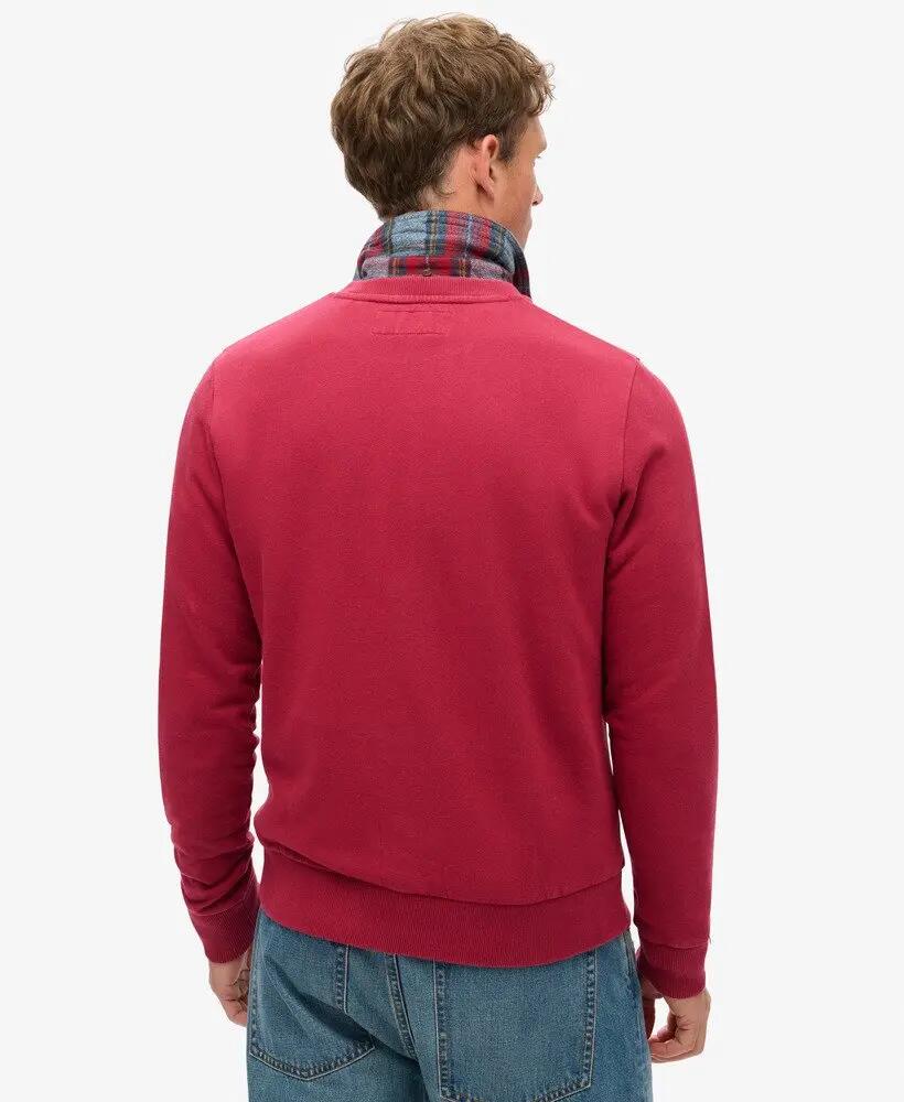 superdry Sweatshirt Athletic Printed 100% algodão - Bordeaux Red 4/7