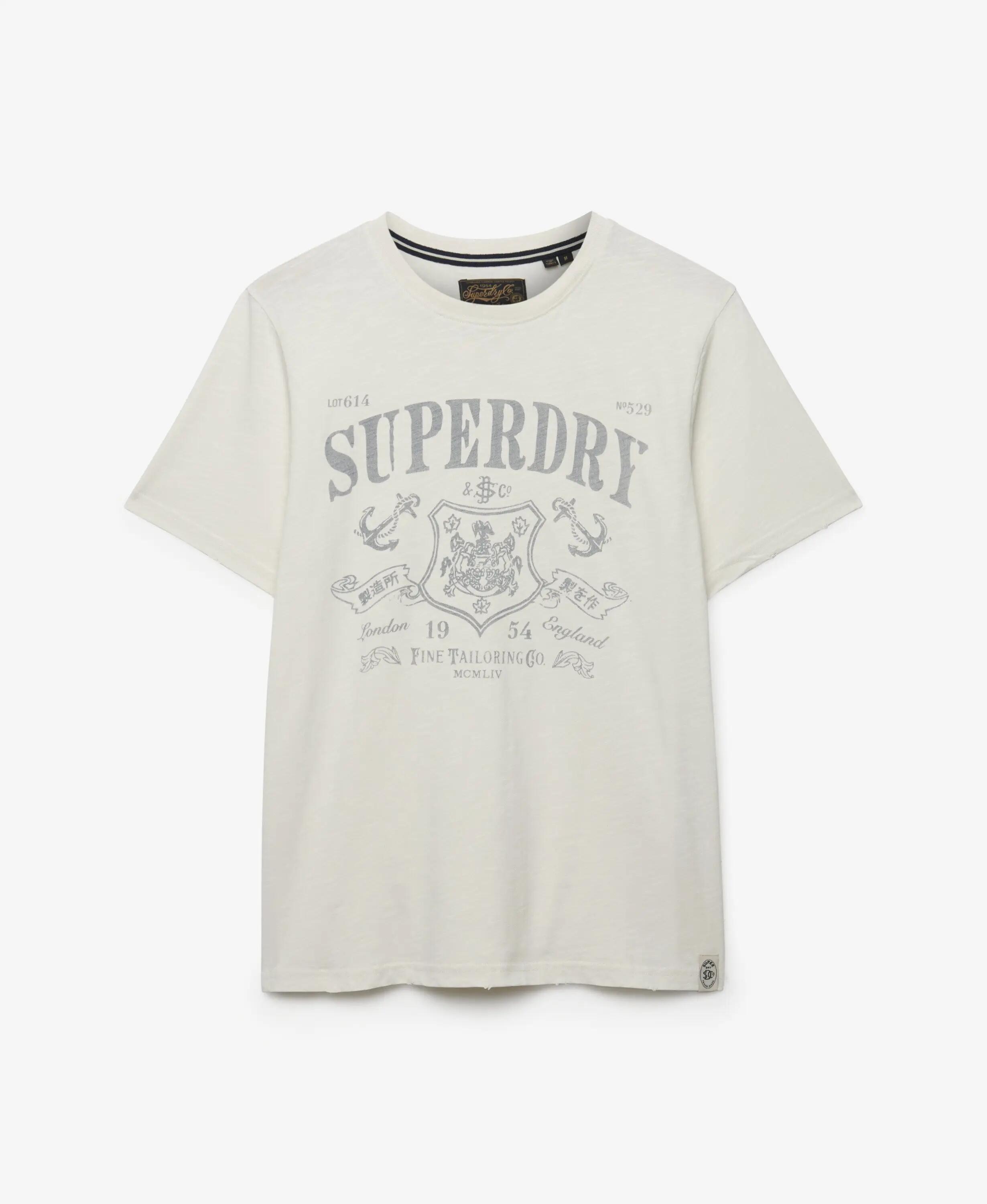 superdry Mercantile T-Shirt – 100% algodão biológico, corte relaxed 6/6