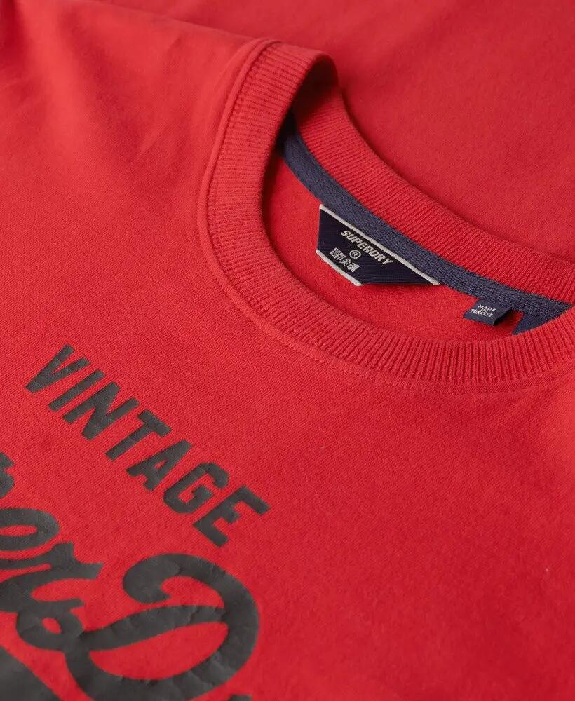 superdry T‑Shirt Vintage Logo Heritage in cotone – OPTIC/PITCH 5/6