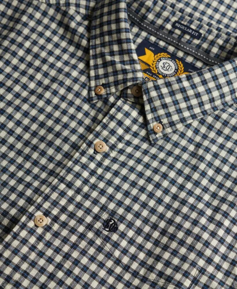 superdry Chemise Premium Check Oxford en coton bio 6/6