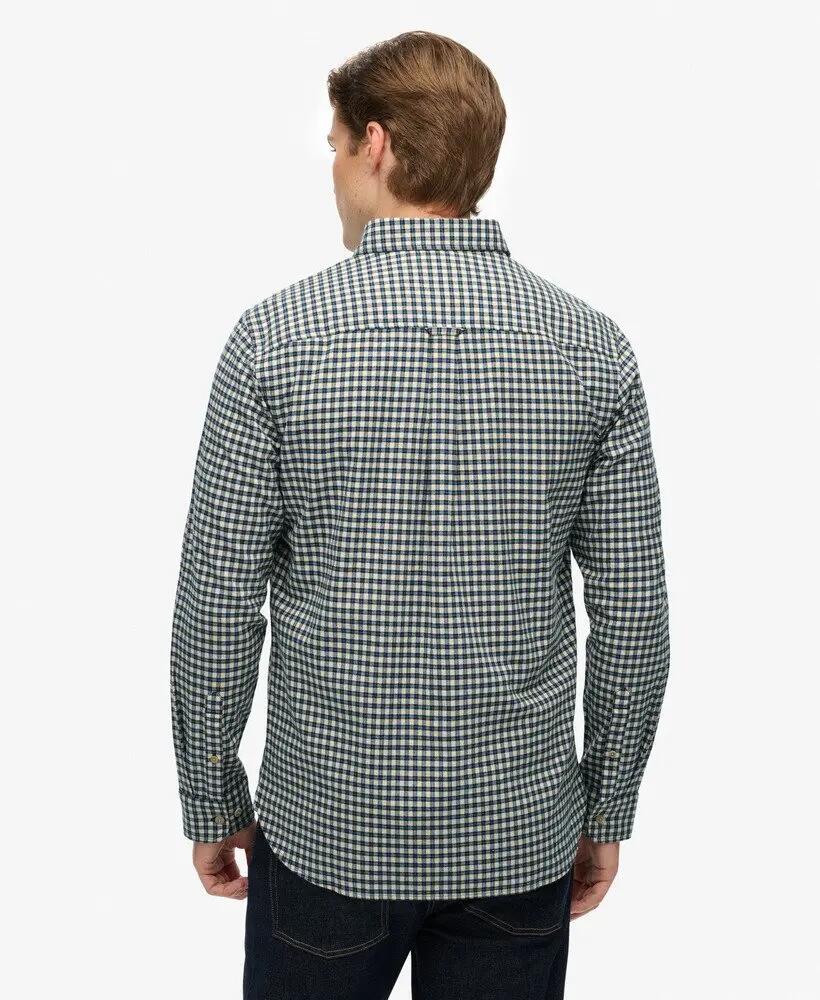 superdry Chemise Premium Check Oxford en coton bio 5/6