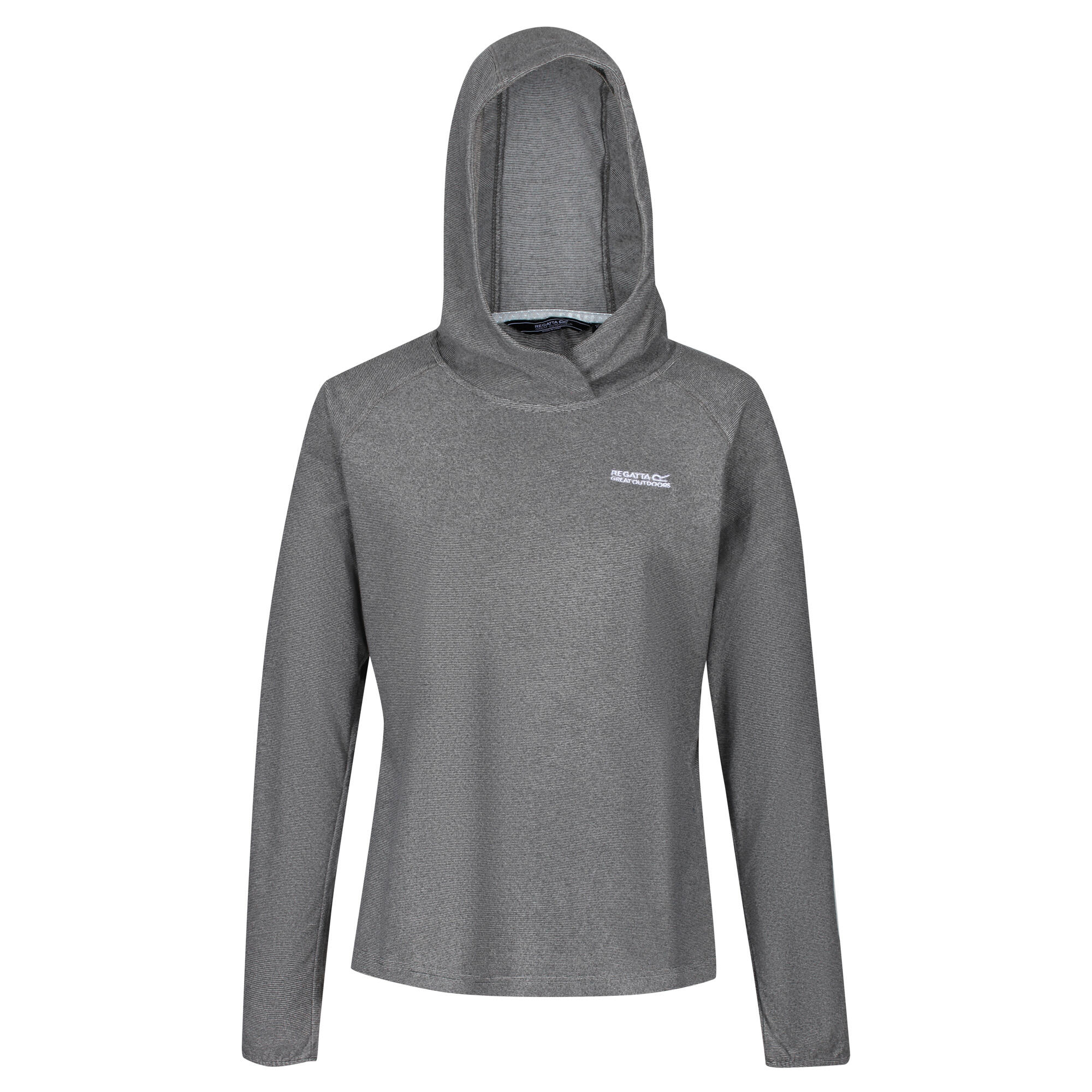 MONTES Women's Hoodie (Light Grey / Black)