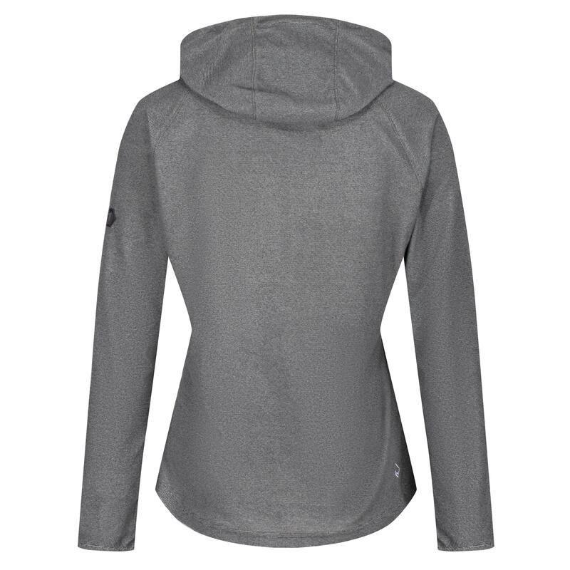 Hoodie Leve Montes Mulher Aço Claro / Preto