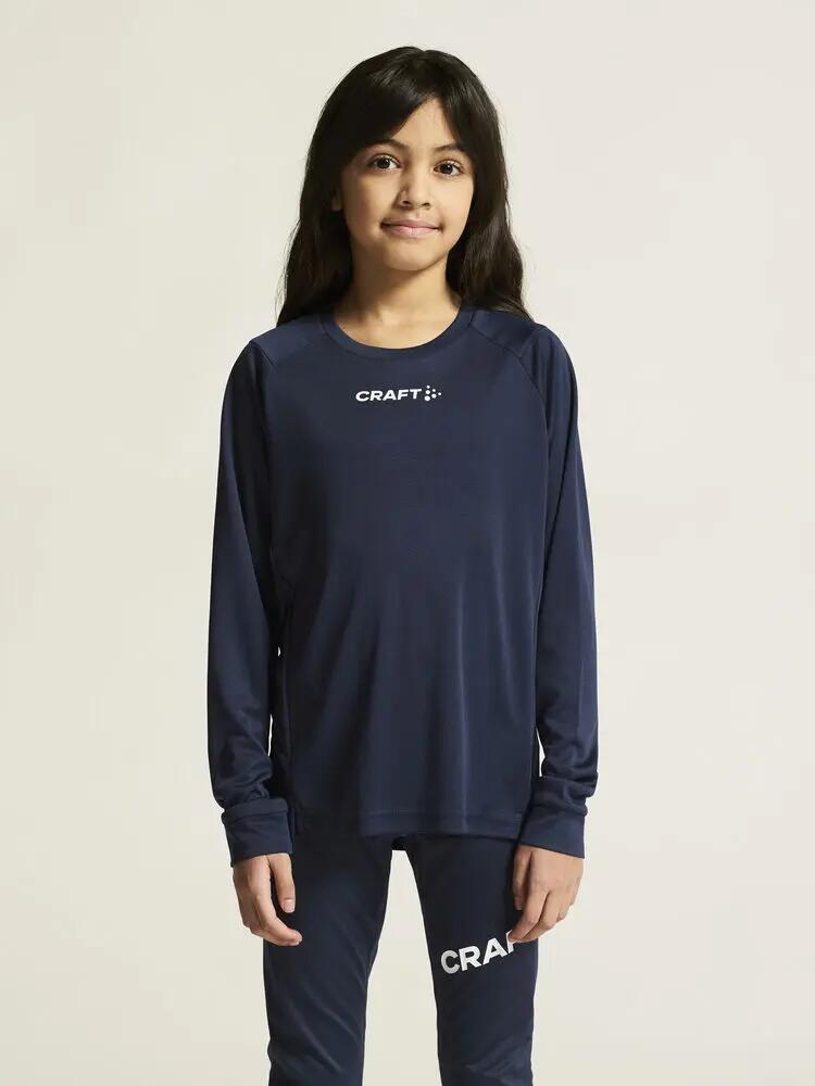 craft Rush 2.0 LS Tee Jr – Camiseta de manga larga ligera en poliéster reciclado 3/7