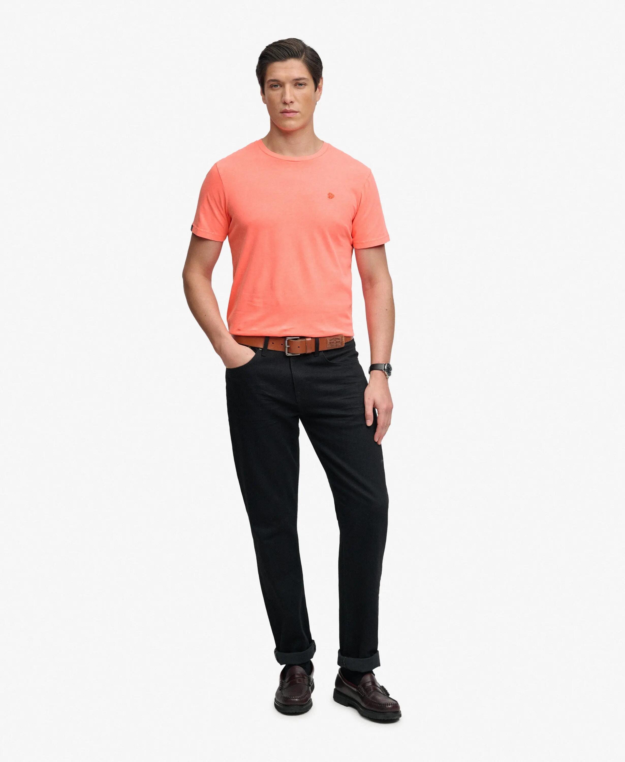 superdry T‑shirt Classic Essential Neon em algodão orgânico — corte relaxed 3/5