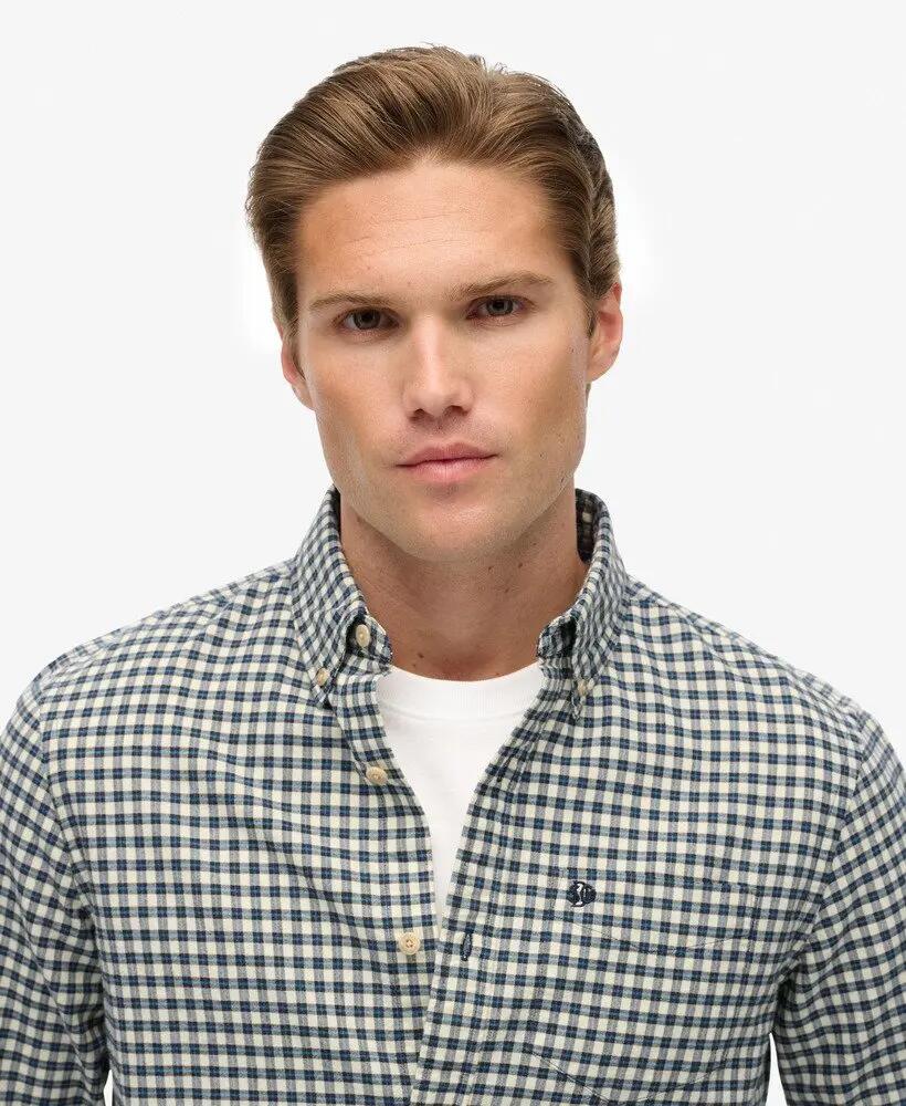 superdry Chemise Premium Check Oxford en coton bio 4/6