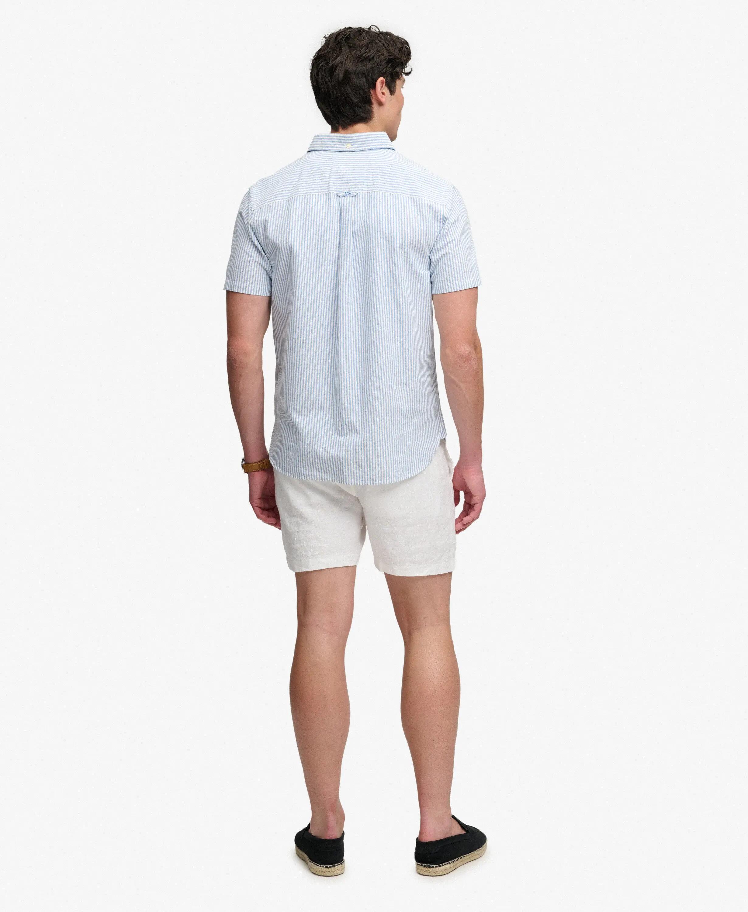superdry The Merchant Store - Short en lin, coupe droite 6/6