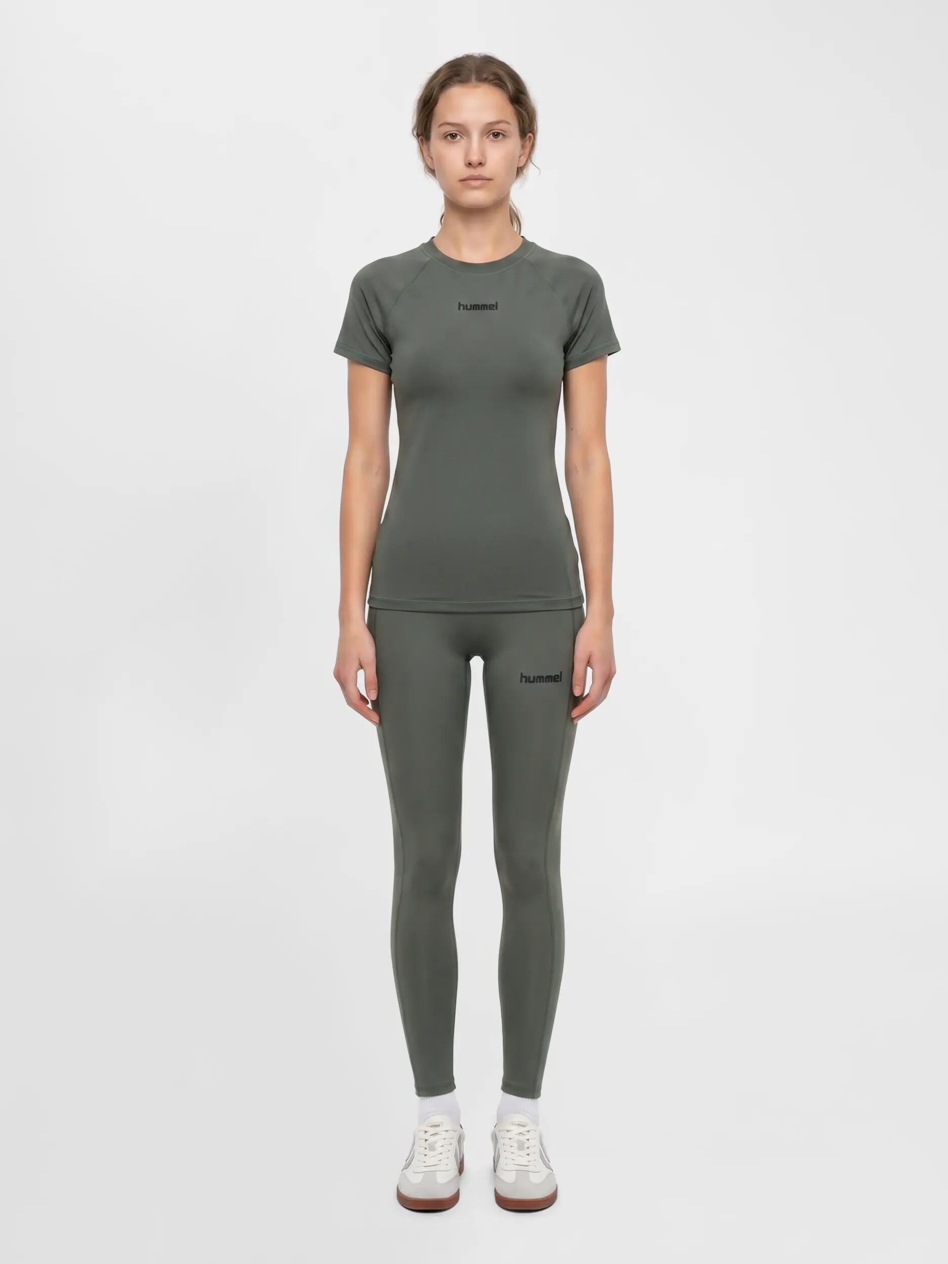 hummel hmlPRIMA W T‑SHIRT S/S – vestibilità aderente, tessuto elasticizzato 3/4
