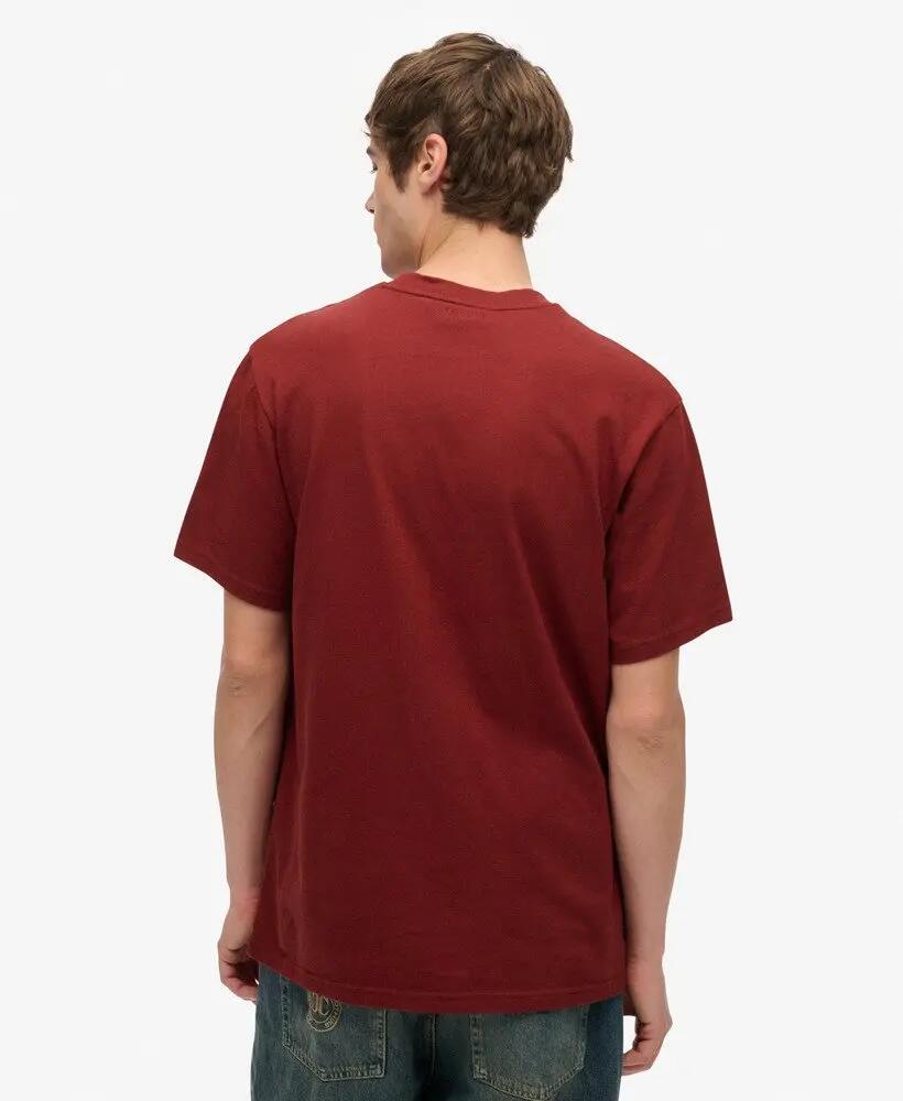 superdry Oversized T-Shirt 100% katoen - extra ontspannen pasvorm – Stanton Red 5/7
