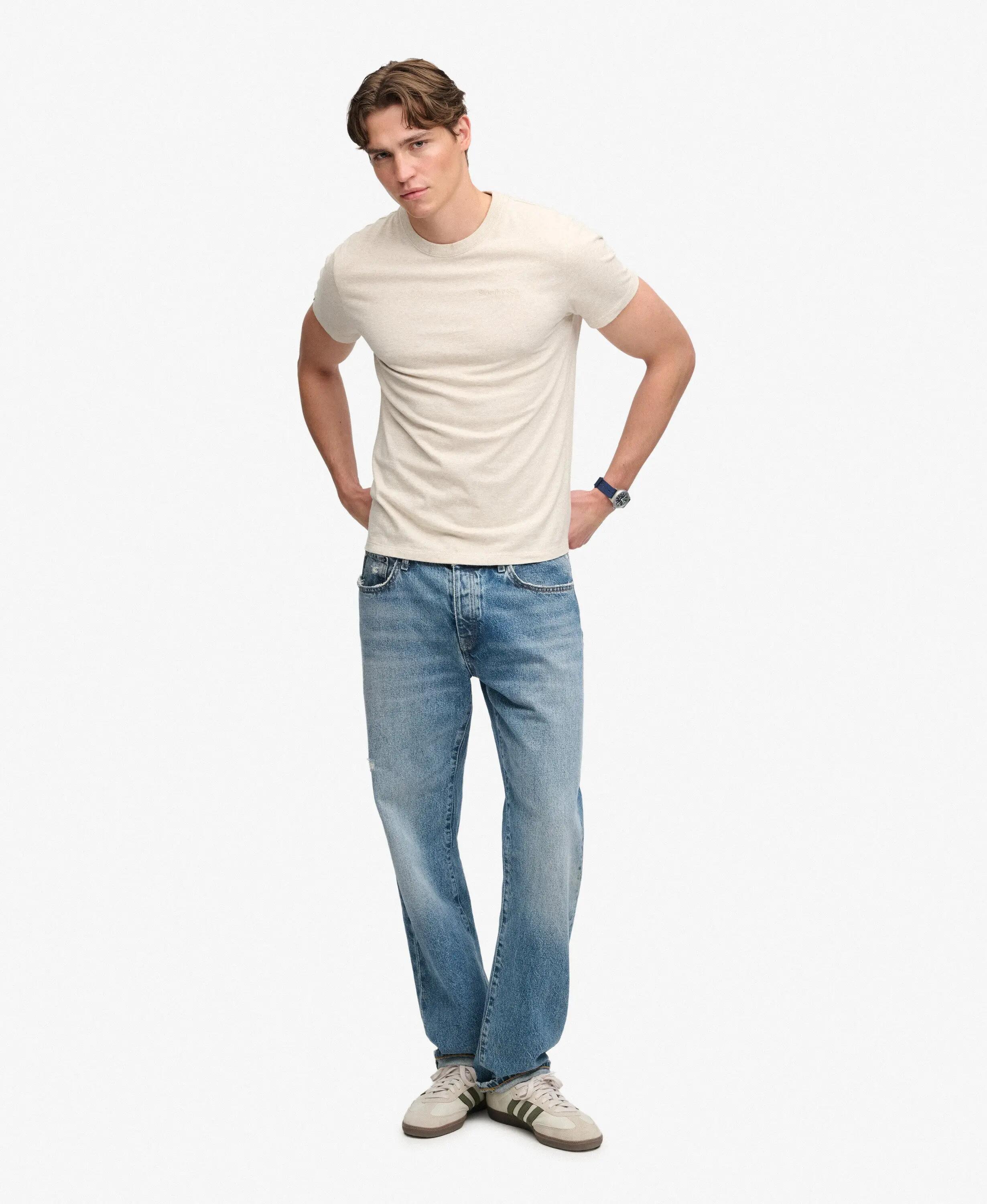 superdry T-shirt Essential Company Logo brodée en coton bio 4/6