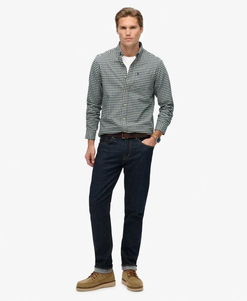 superdry Chemise Premium Check Oxford en coton bio 3/6