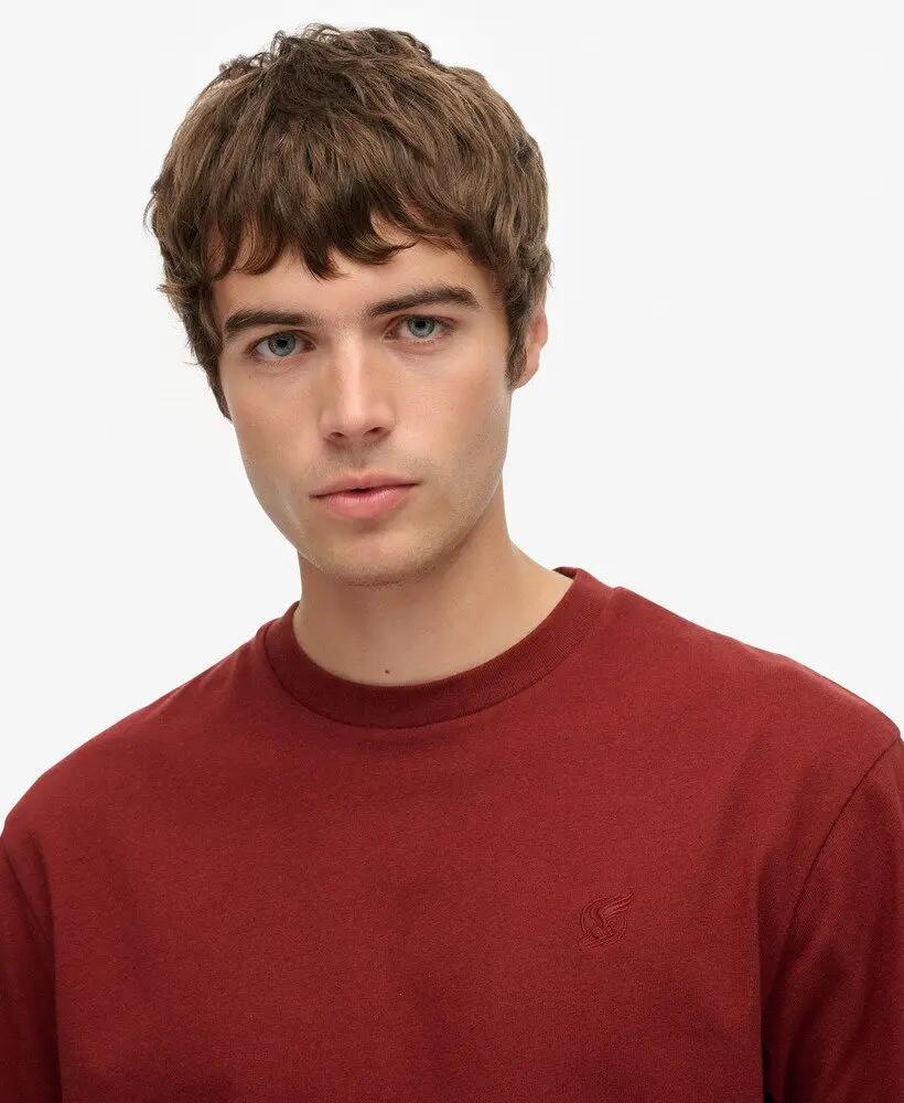 superdry Oversized T-Shirt 100% katoen - extra ontspannen pasvorm – Stanton Red 4/7