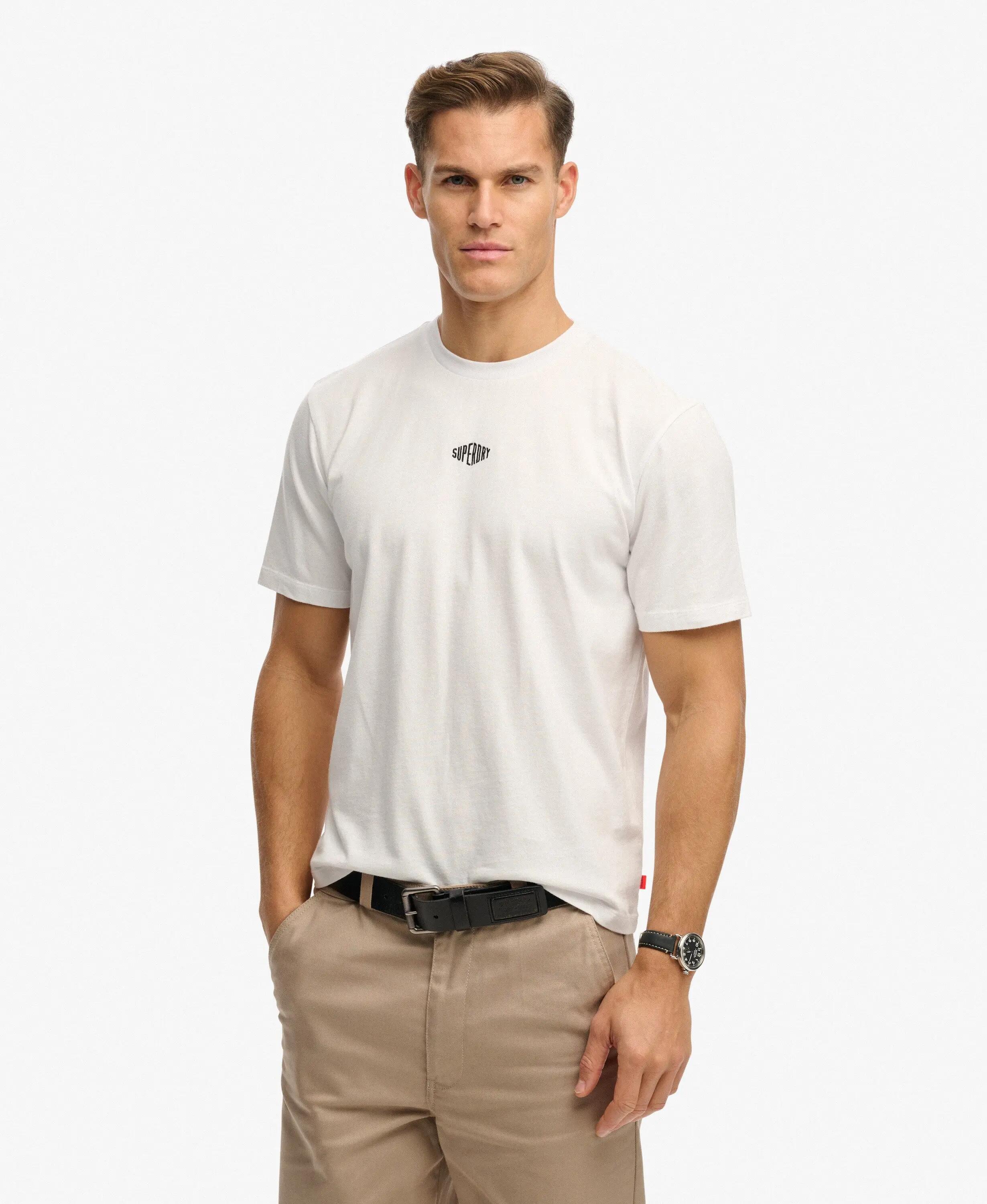 superdry Micro Logo T‑Shirt de algodón orgánico, corte loose 2/5