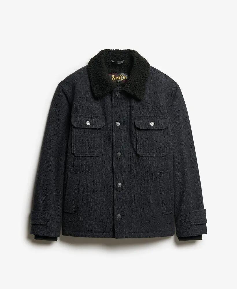 superdry Merchant Wool Chore Jacket casaco de lã 7/7