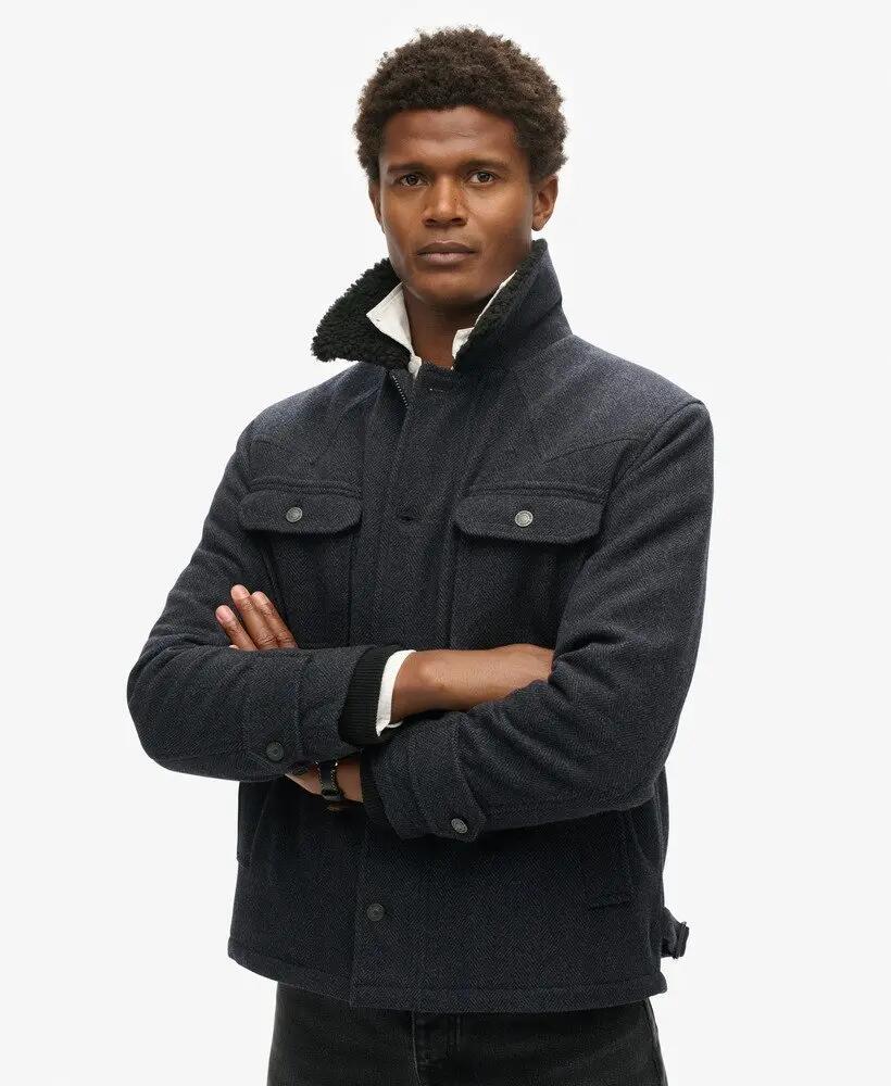 superdry Merchant Wool Chore Jacket casaco de lã 5/7