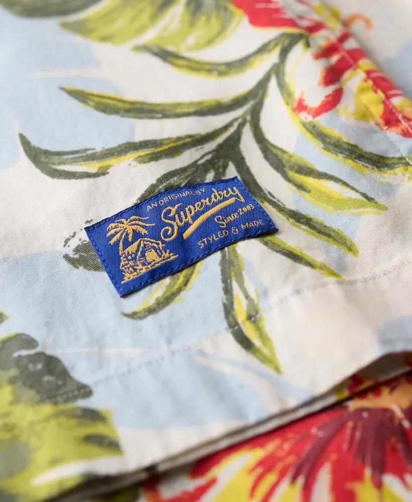 superdry Hawaiian Printed Shirt ALOHA SHADOW 6/7