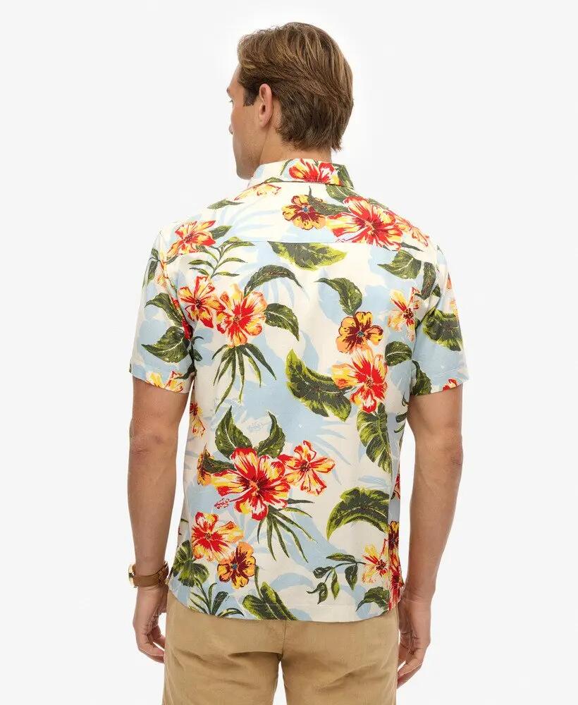 superdry Hawaiian Printed Shirt ALOHA SHADOW 5/7