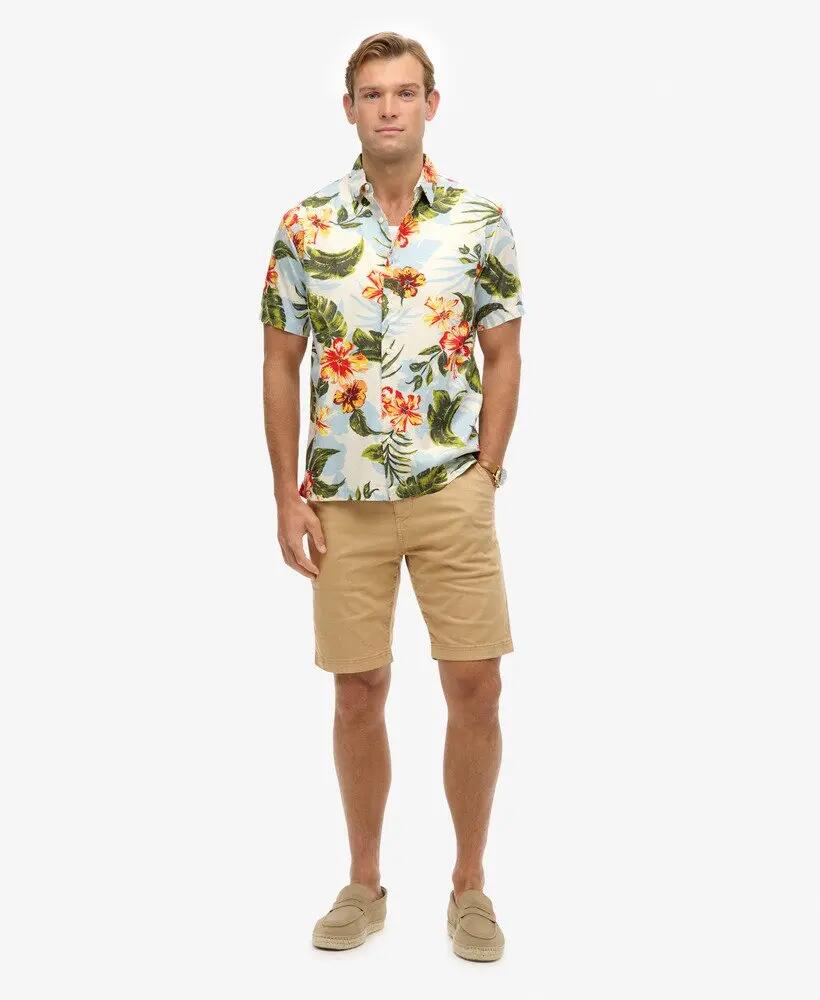 superdry Hawaiian Printed Shirt ALOHA SHADOW 2/7