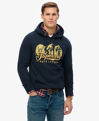 Superdry outfitters hoodie van katoenmix