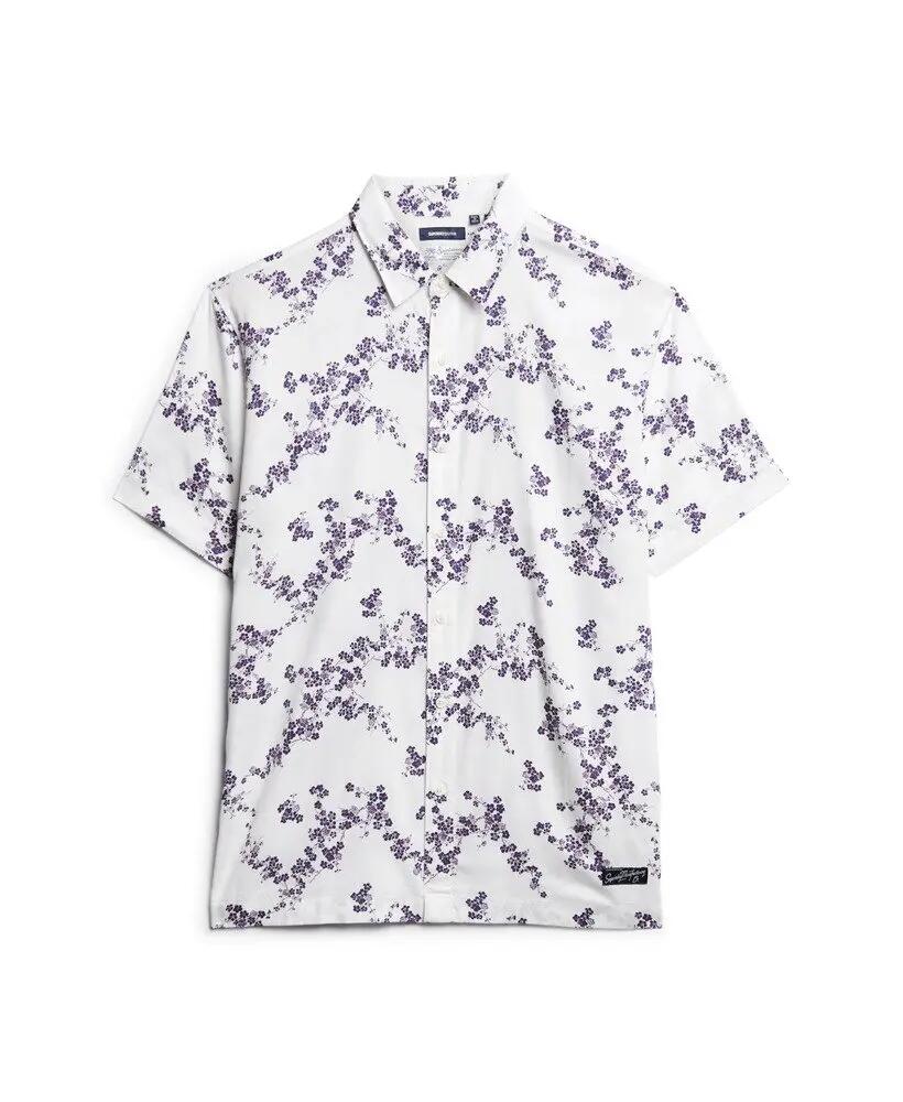 superdry Camicia Vintage Hawaiian in cotone-modal Optic Blossom 7/7