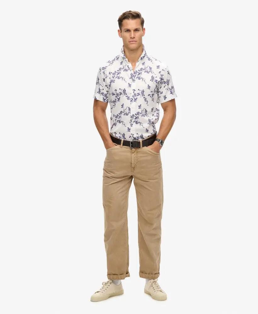 superdry Camicia Vintage Hawaiian in cotone-modal Optic Blossom 2/7