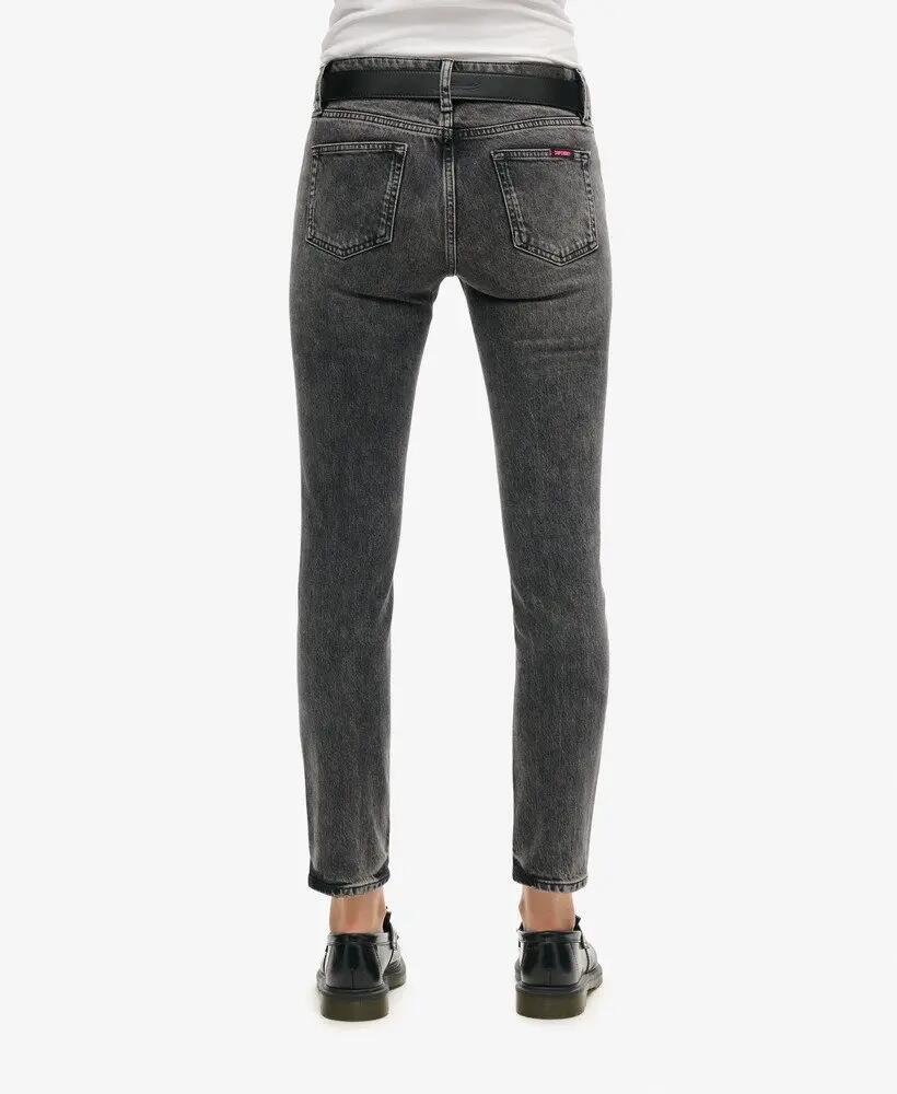 superdry Jeans Slim a vita media in cotone biologico 3/7
