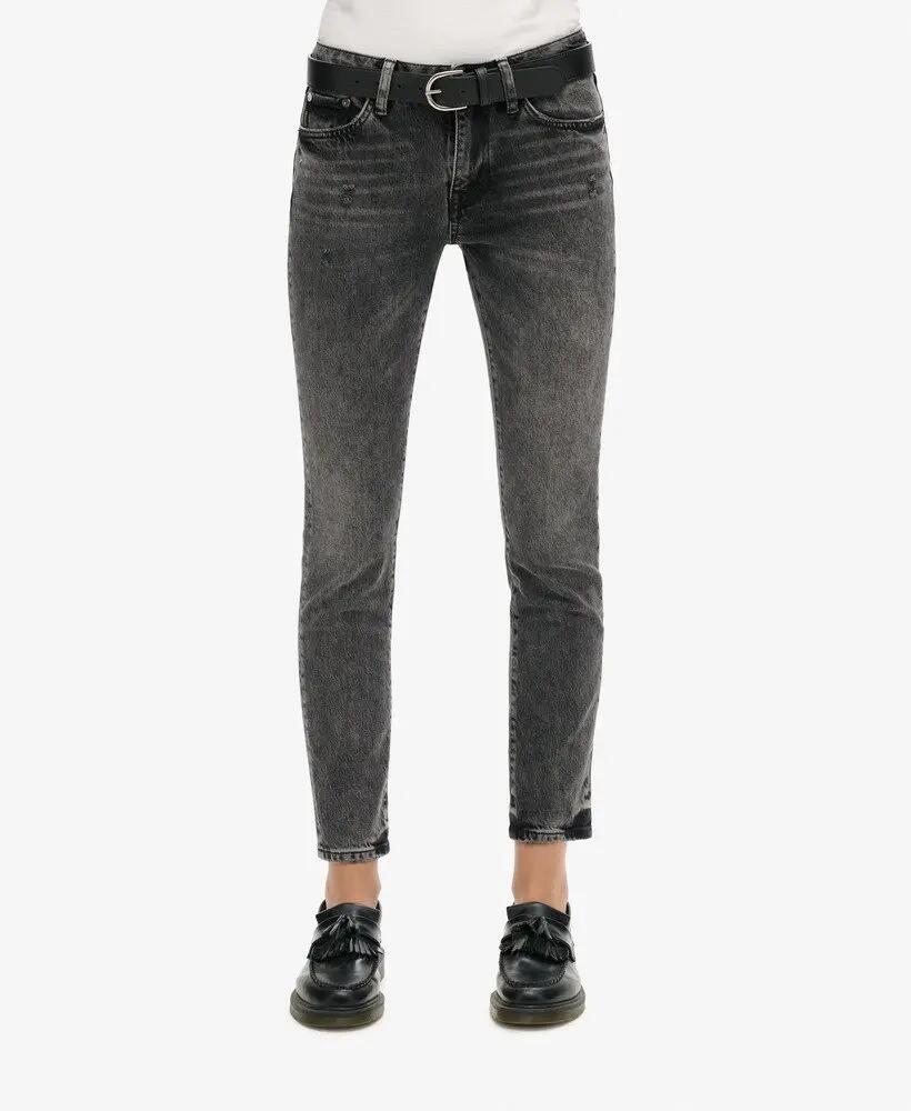 superdry Jeans Slim a vita media in cotone biologico 2/7