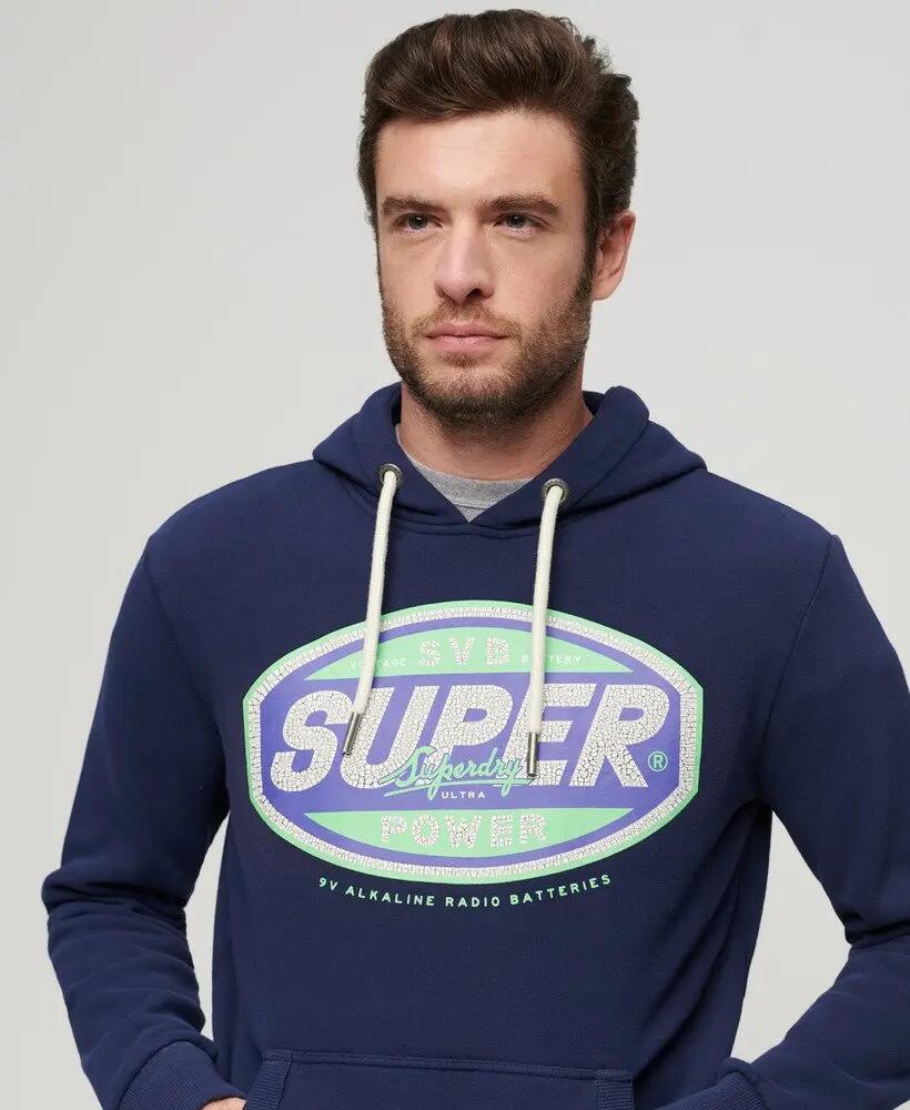 superdry Felpa con cappuccio Gasoline Workwear Graphic cotone-polyester 3/7