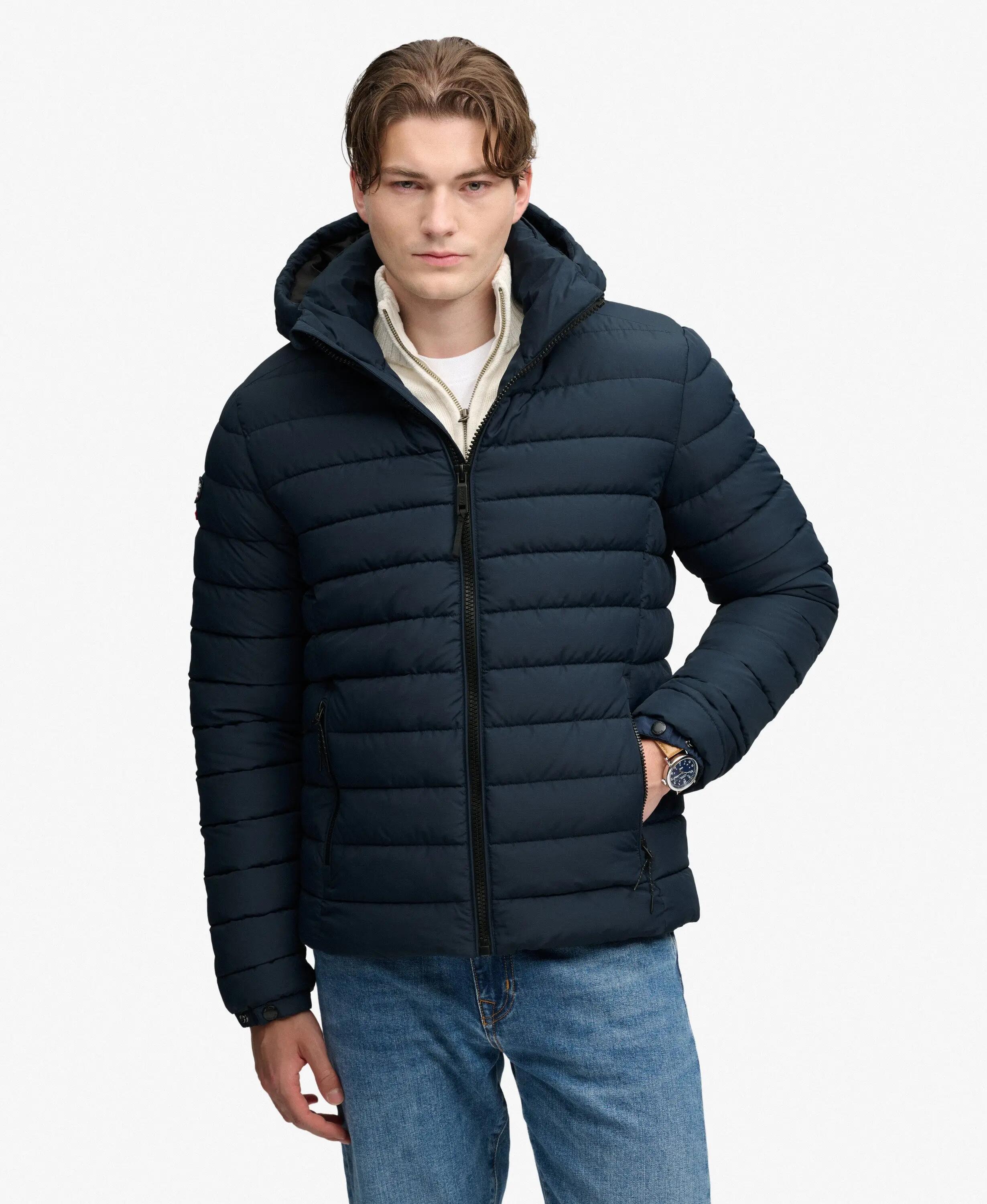 superdry Casaco Hooded Fuji Midweight Padded – Slim fit, poliéster reciclado 4/6