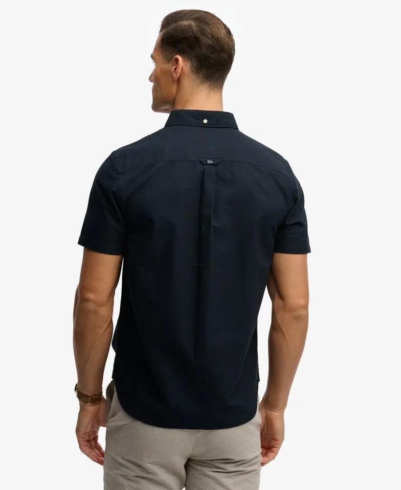superdry Preppy Oxford korte mouw overhemd van biologisch katoen 5/5