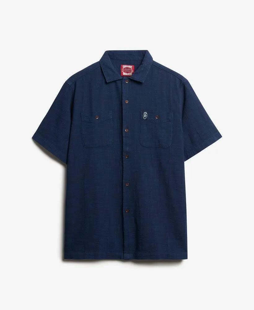 superdry Kortärmelig gestructureerde overhemd The Merchant Store 6/6
