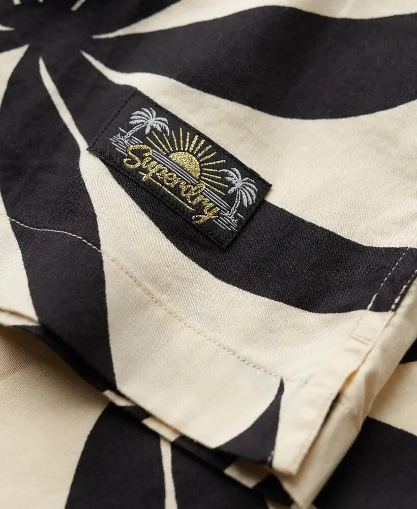 superdry Camisa Hawaiian em mistura algodão-modal — Off White 6/7