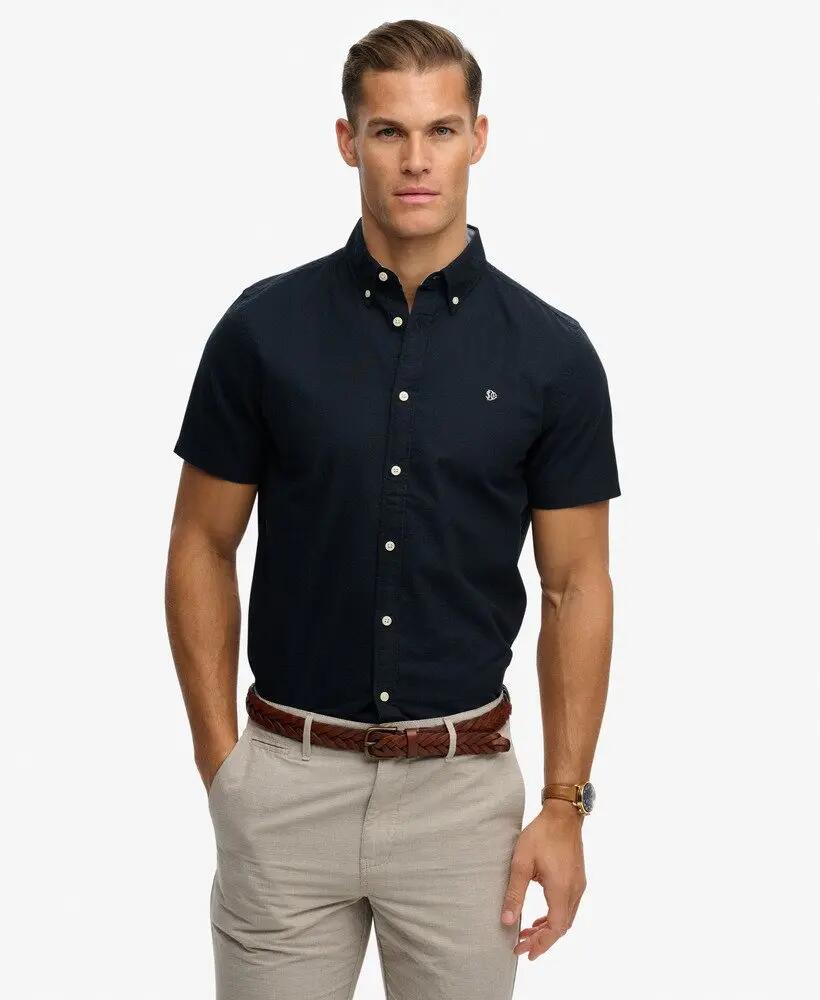 superdry Preppy Oxford korte mouw overhemd van biologisch katoen 2/5