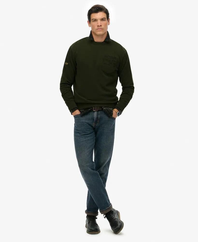 superdry Utility Loose Sweatshirt in cotone biologico – vestibilità loose 3/6
